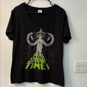 Disney Black and Green Graphic Tee
